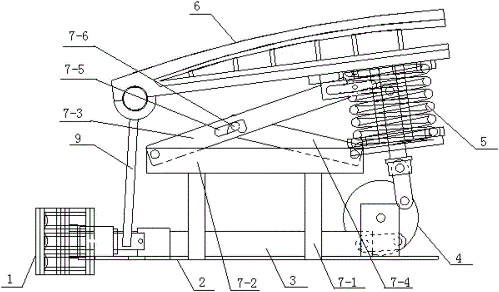 Automobile front device based on pedestrian protection