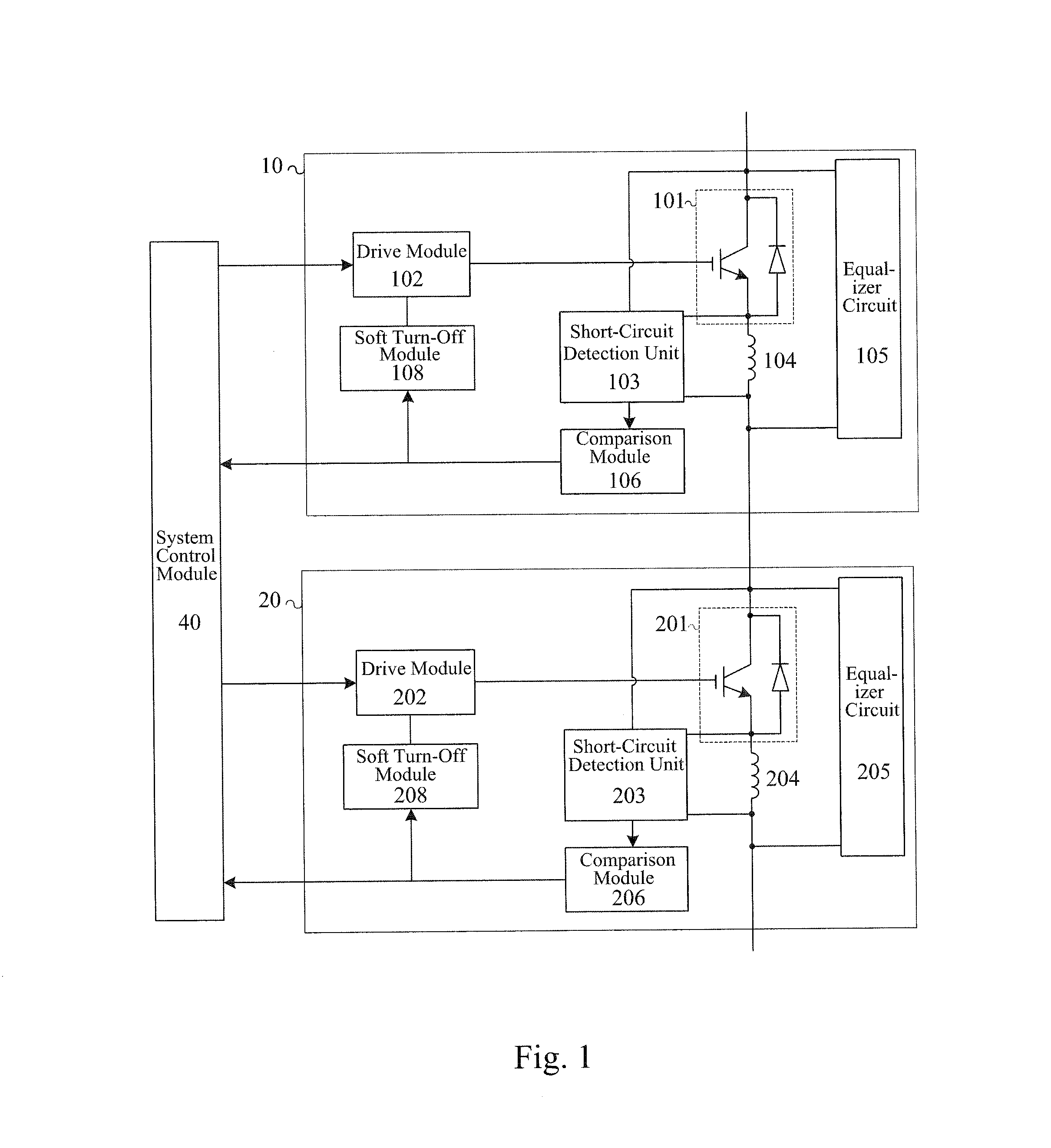 Power semiconductor switch series circuit and control method thereof