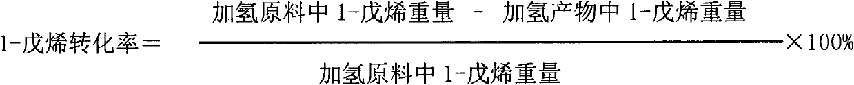 Selective hydrogenation method of crude isopentene