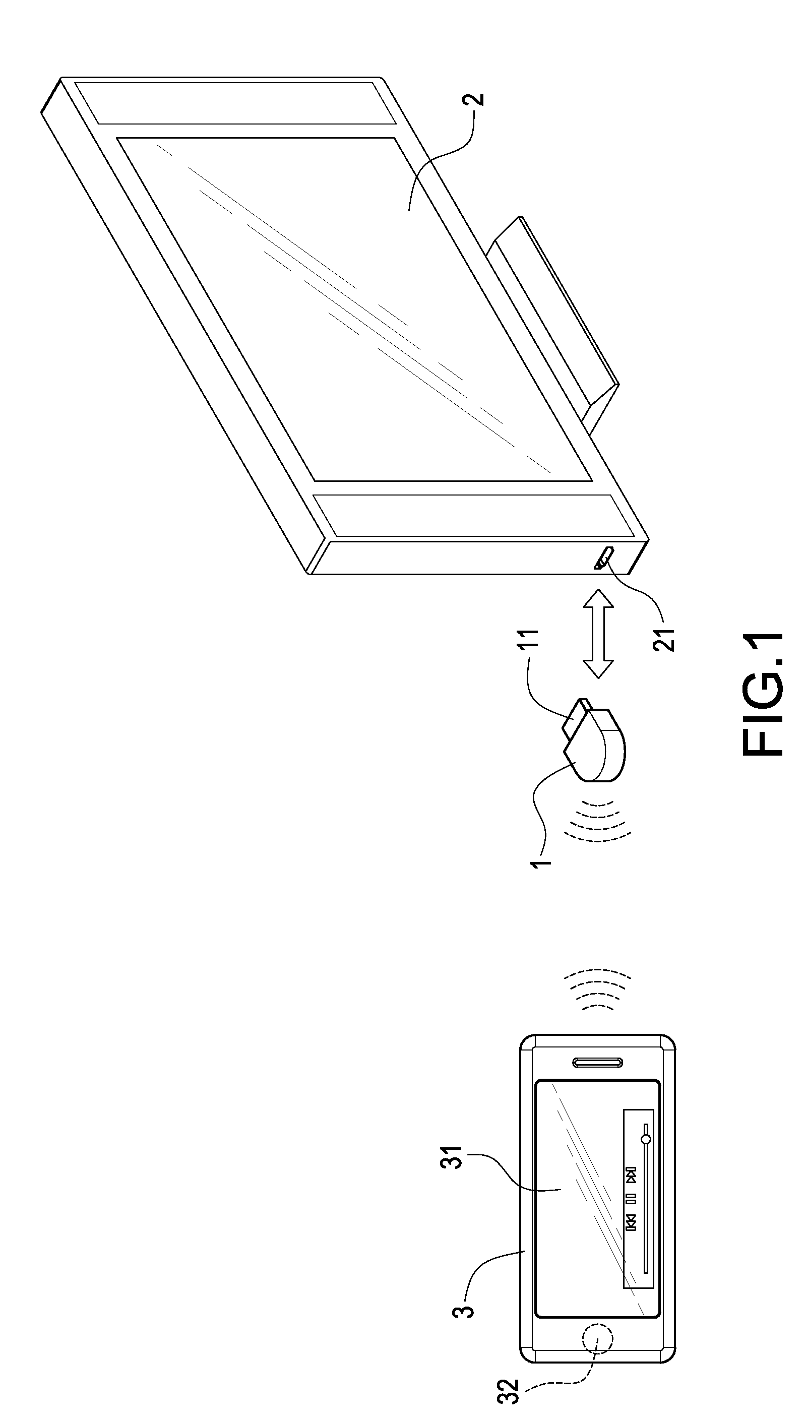 Data transmission device, system and method using the same