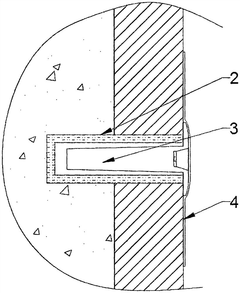 Wall brick and floor brick falling and hollowing fixing method
