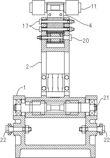 Roller clamping device