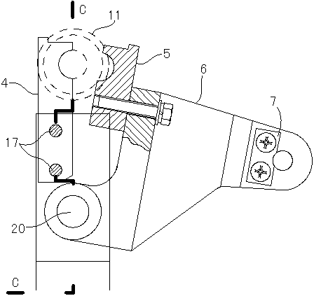 Roller clamping device