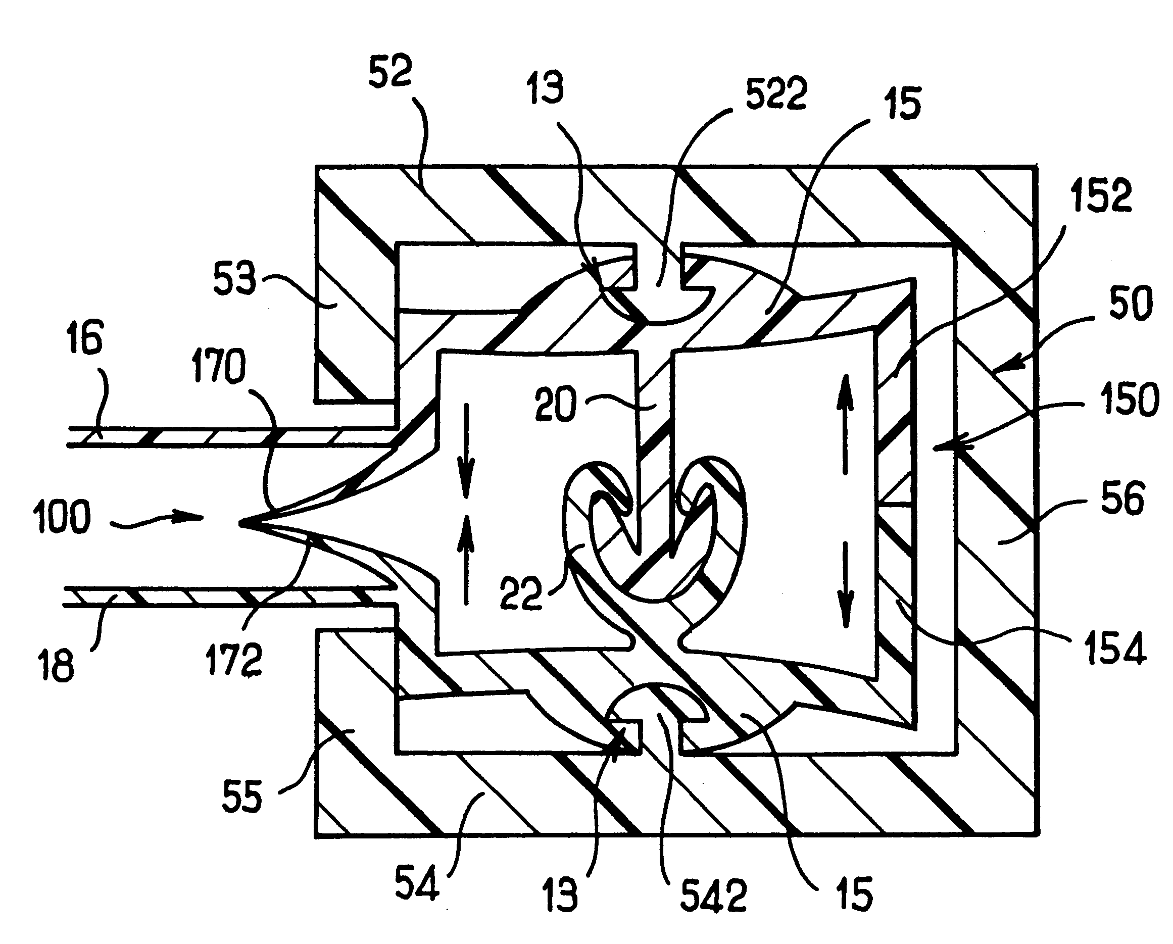 Bag comprising complementary closure strips actuated by a cursor