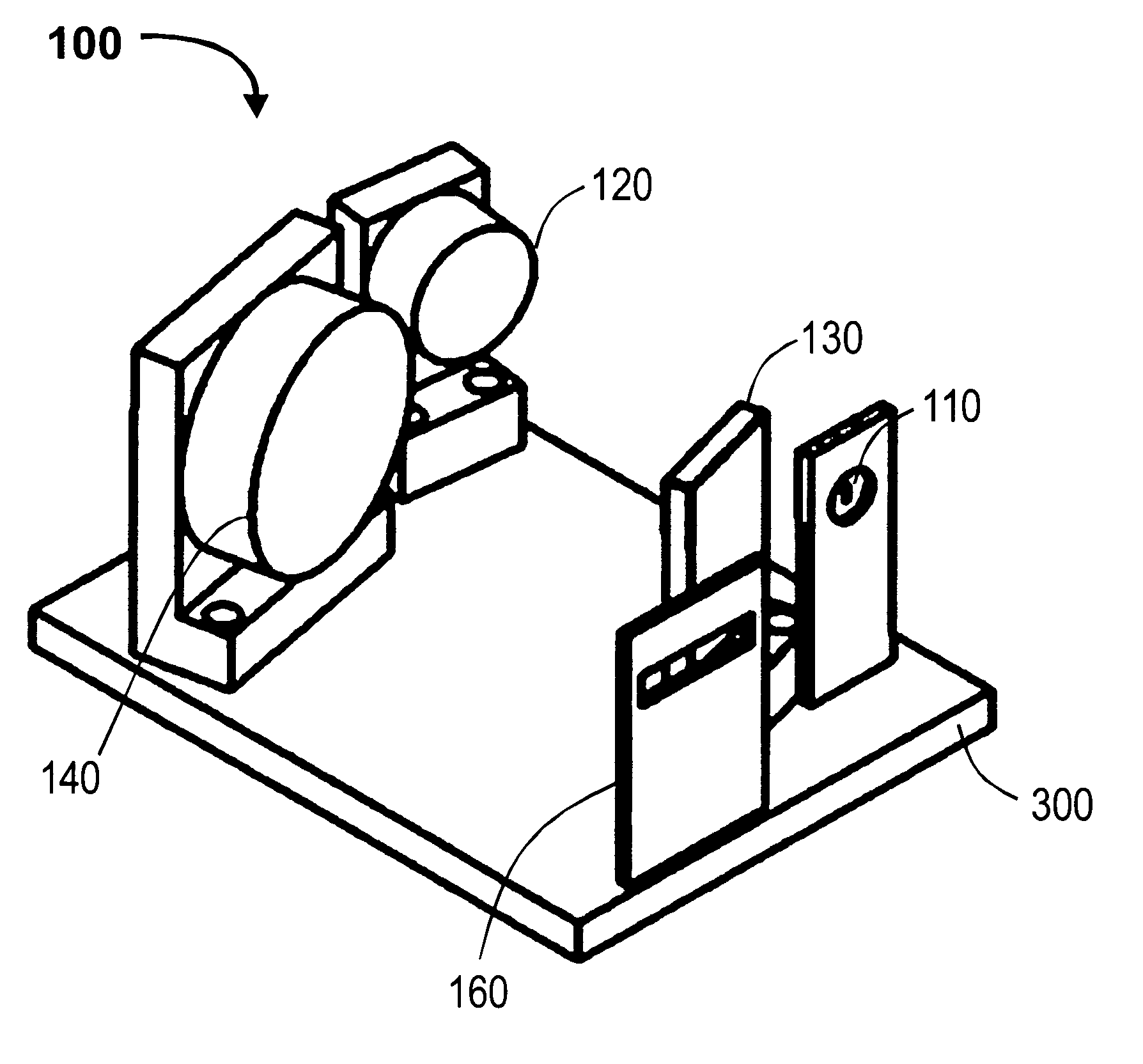 Compact infrared spectrometer, and methods and systems for manufacture and assembly of components used in same