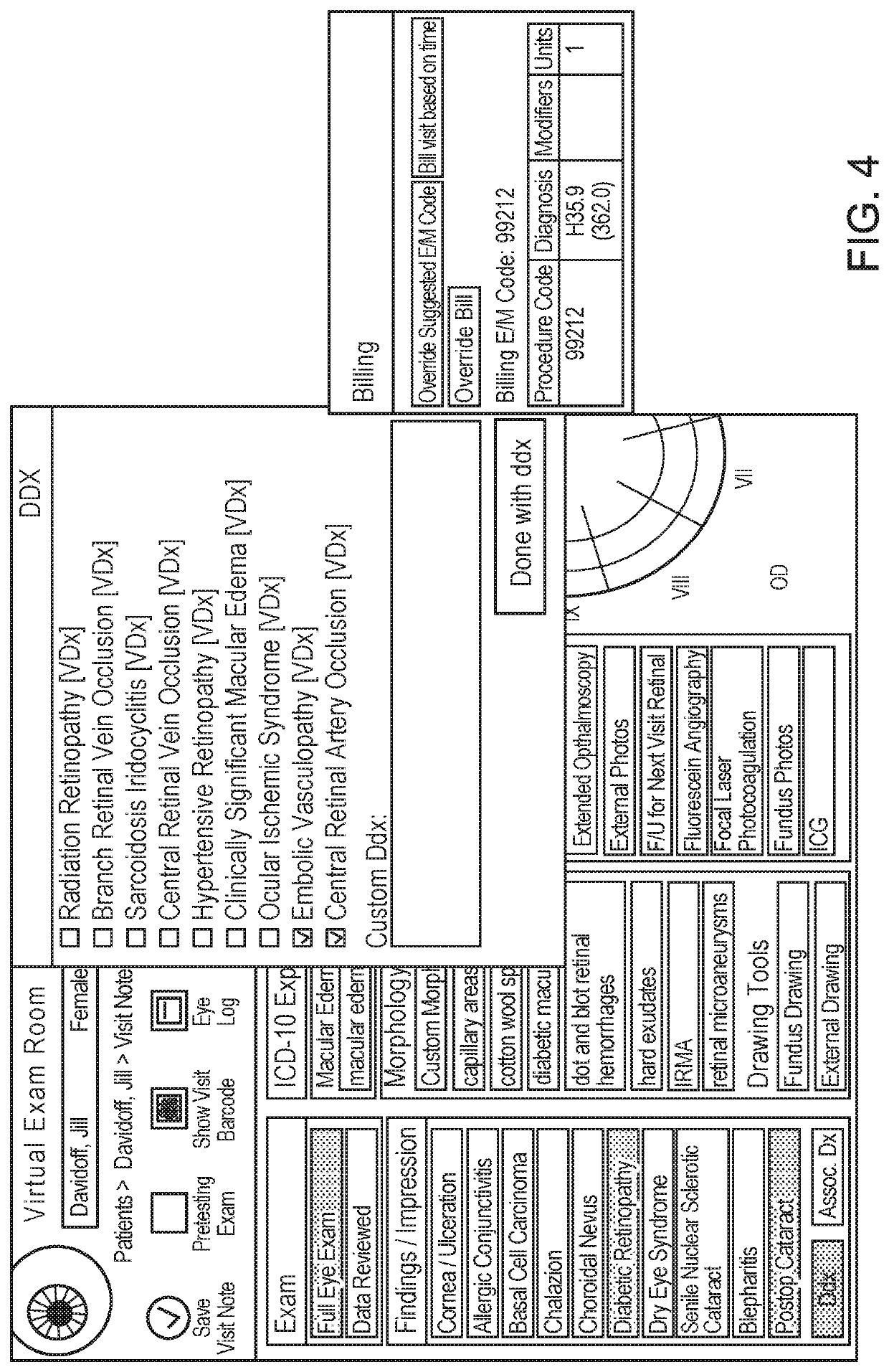 Method and system to automate the designation of the international classification of disease codes for a patient