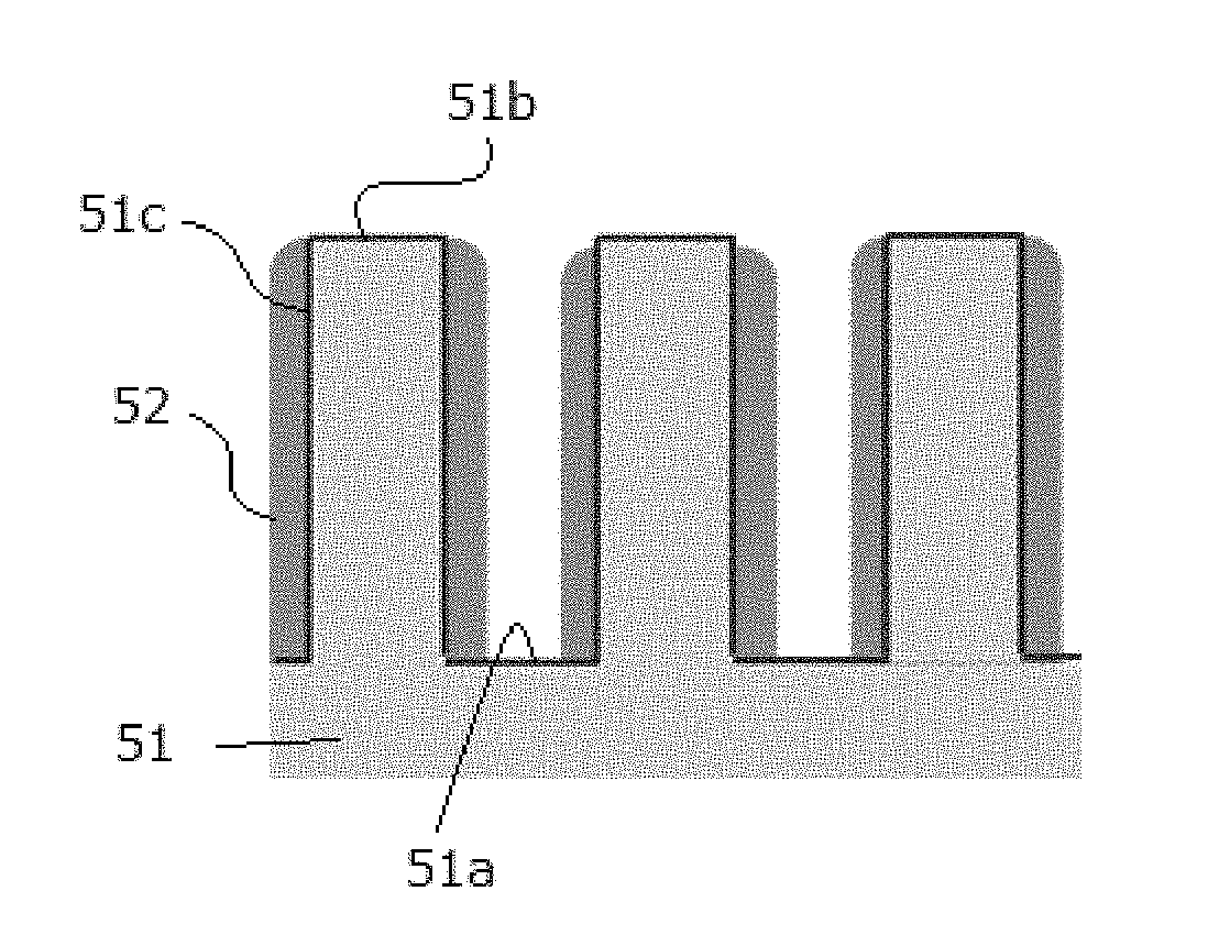 Method for forming silicon nitride film selectively on sidewalls or flat surfaces of trenches