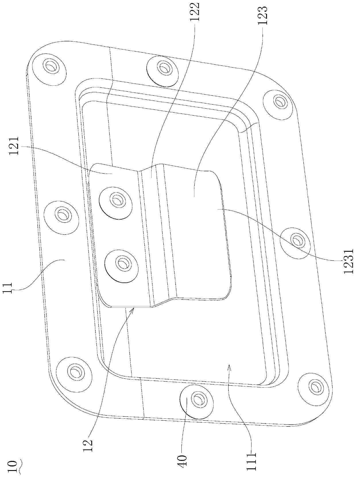 Packaging box connecting device