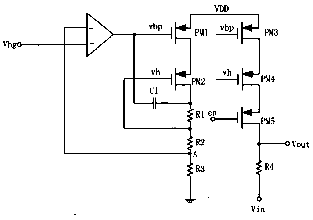 A low temperature coefficient step-up circuit with adjustable amplitude