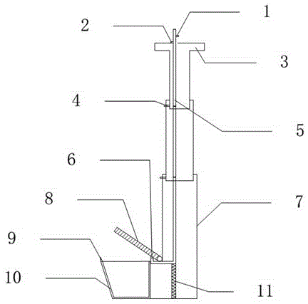 Overlying deposit sampler