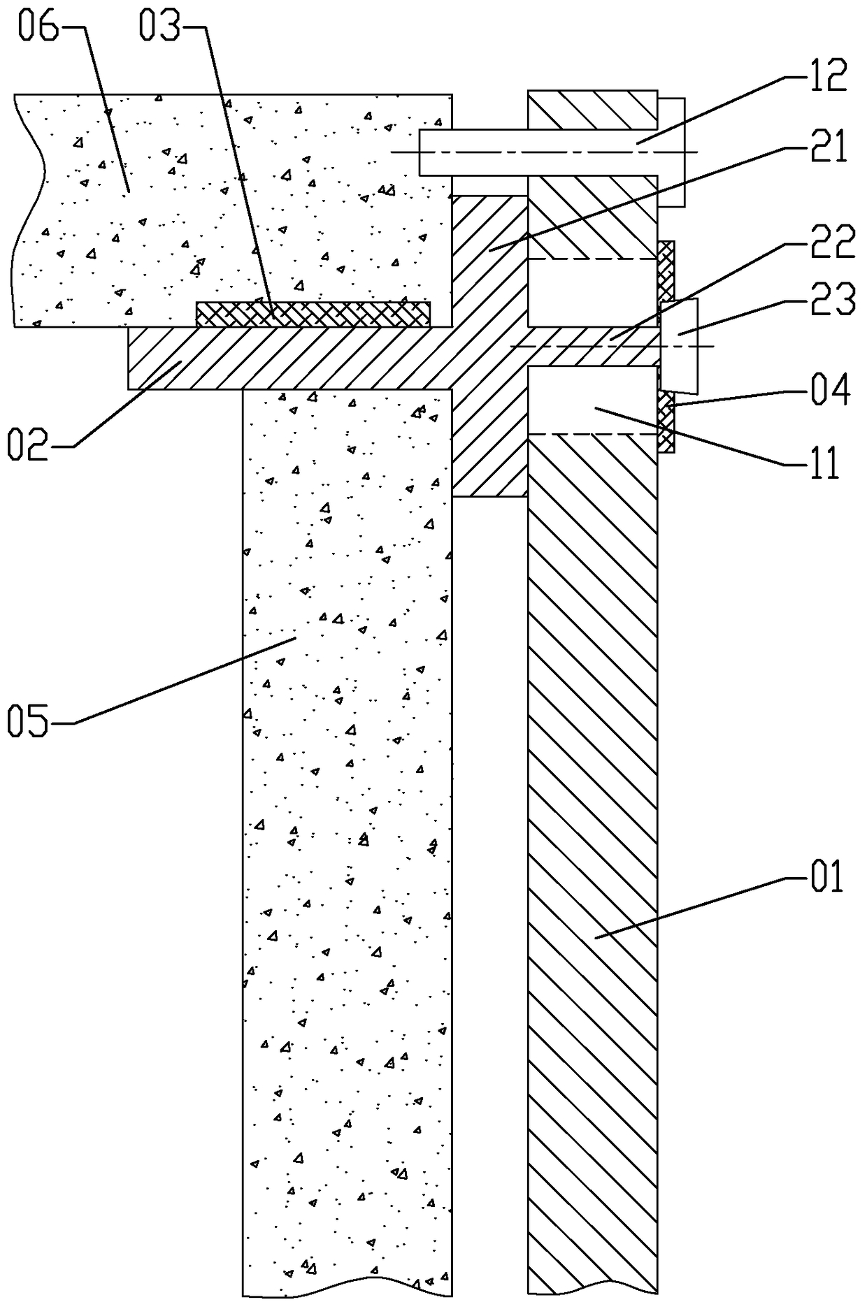 Dangerous building and engineering emergency reinforcement supporting device and method