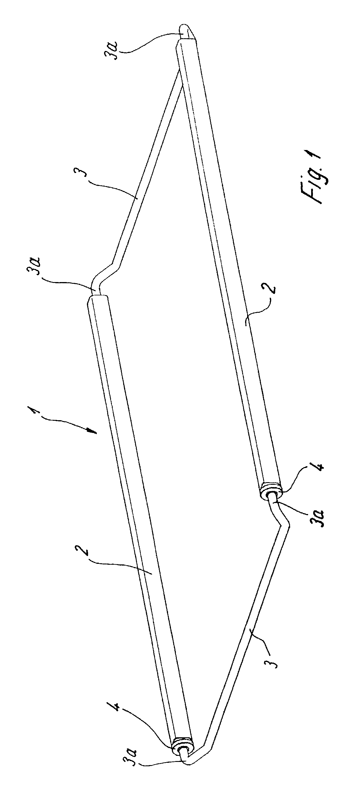 Width-adjustable carrier frame usable in household appliances, particularly in cooking and baking ovens