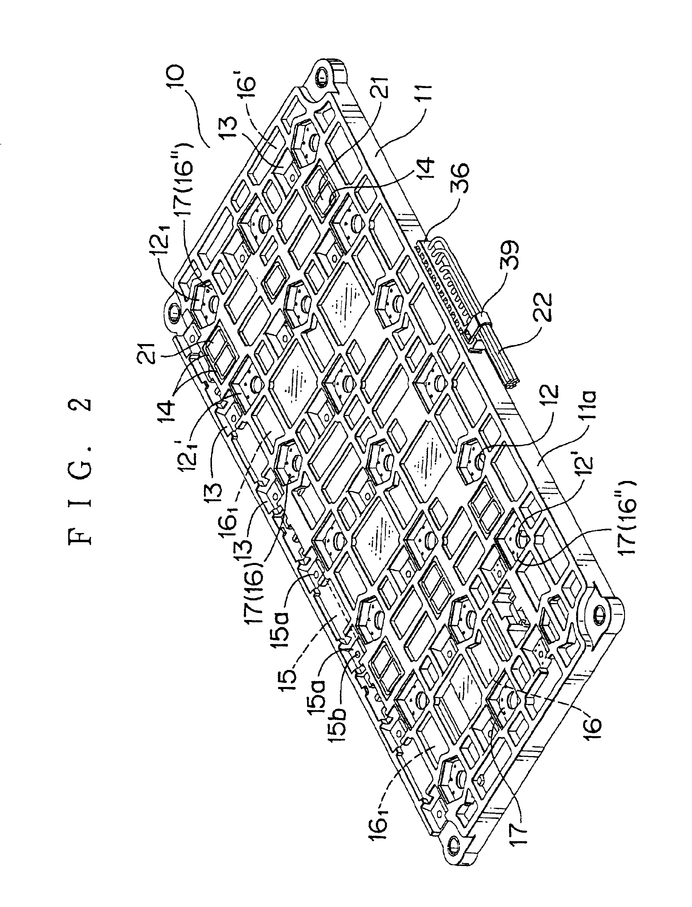 Method of producing a battery-connecting plate
