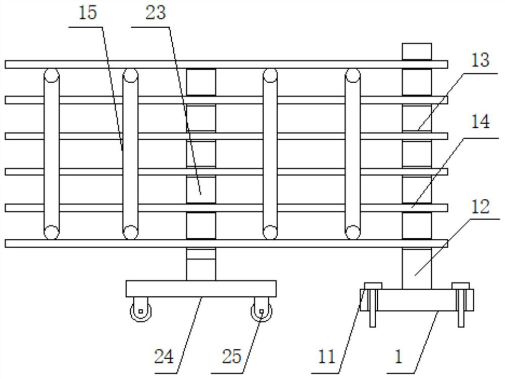 Cast-in-place frame column reinforcement cage prefabricated assembly type construction reinforcing device