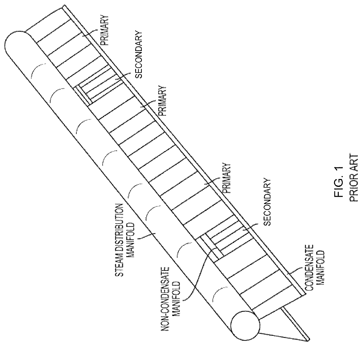 Advanced large scale field-erected air cooled industrial steam condenser