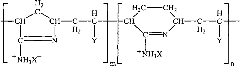 Ring amidino-polymer flocculant and preparation method thereof