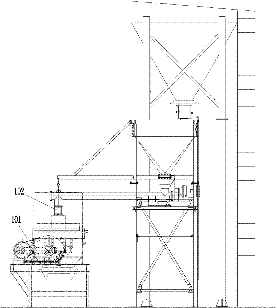 Cement mixture production line