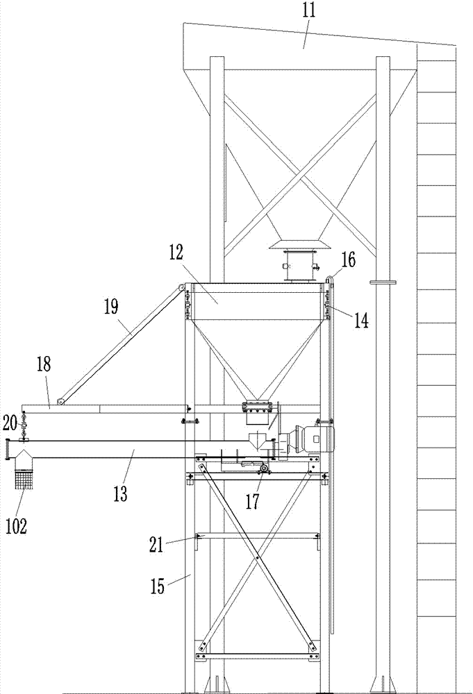 Cement mixture production line