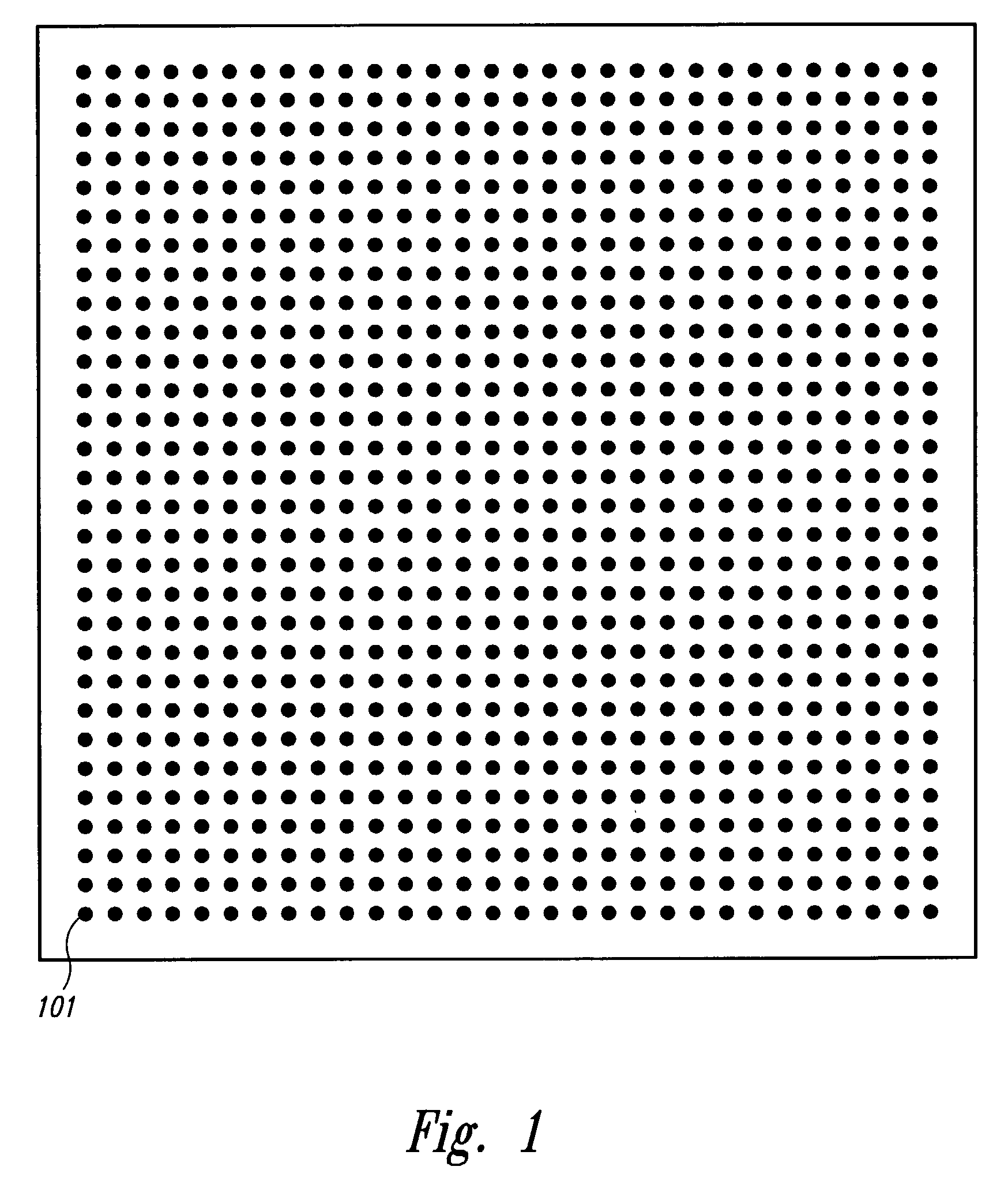Method and system for extracting data from surface array deposited features