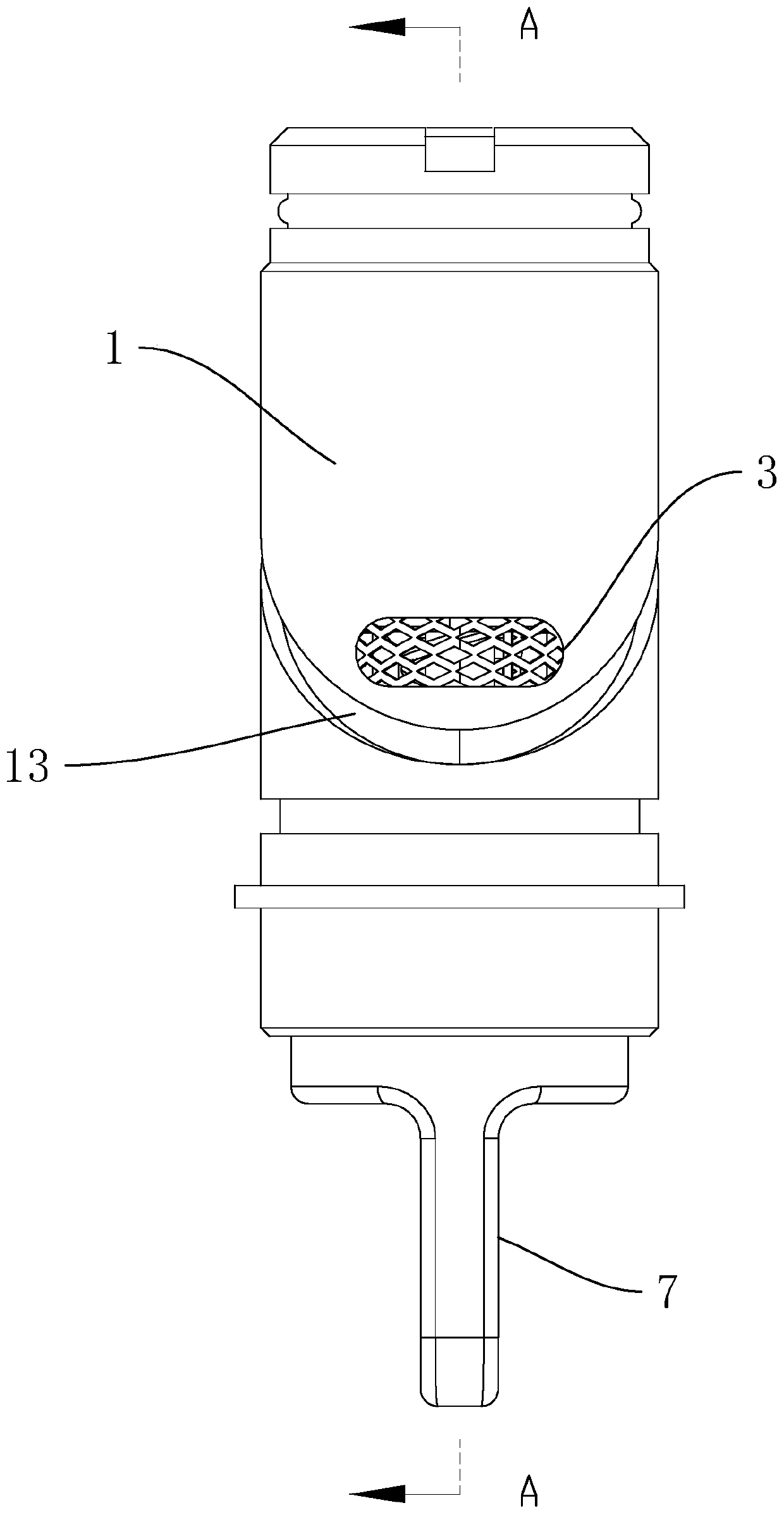 Valve element and water mixing valve applying same