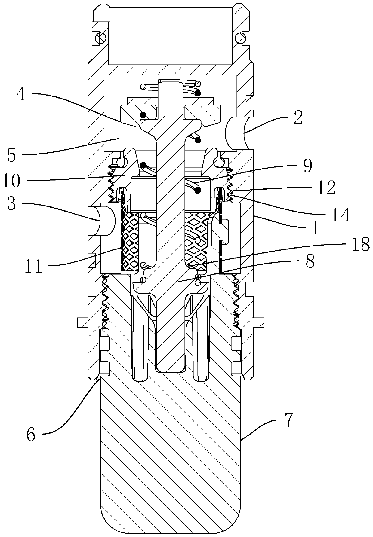 Valve element and water mixing valve applying same