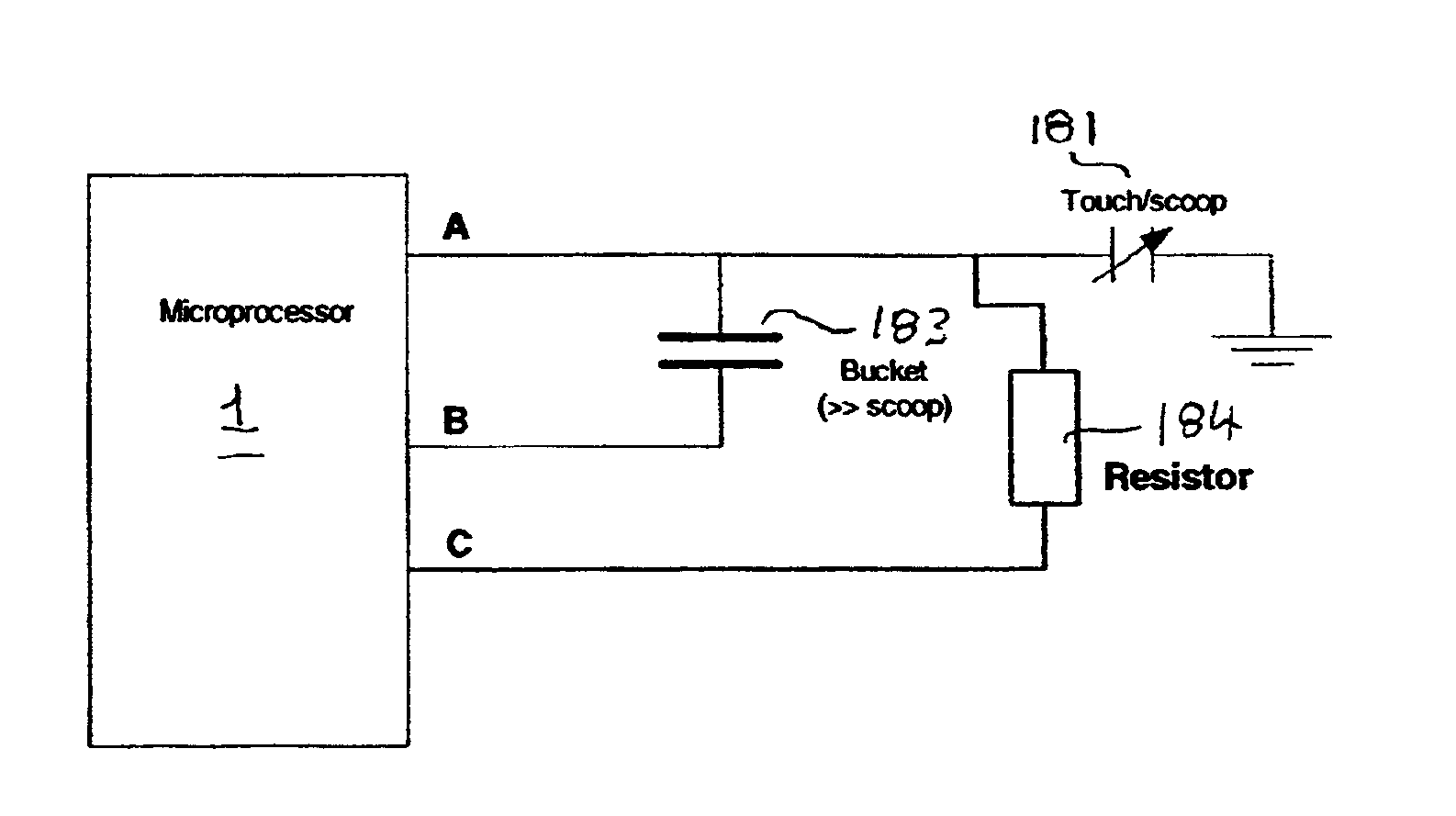 Capacitive sensing employing a repeatable offset charge