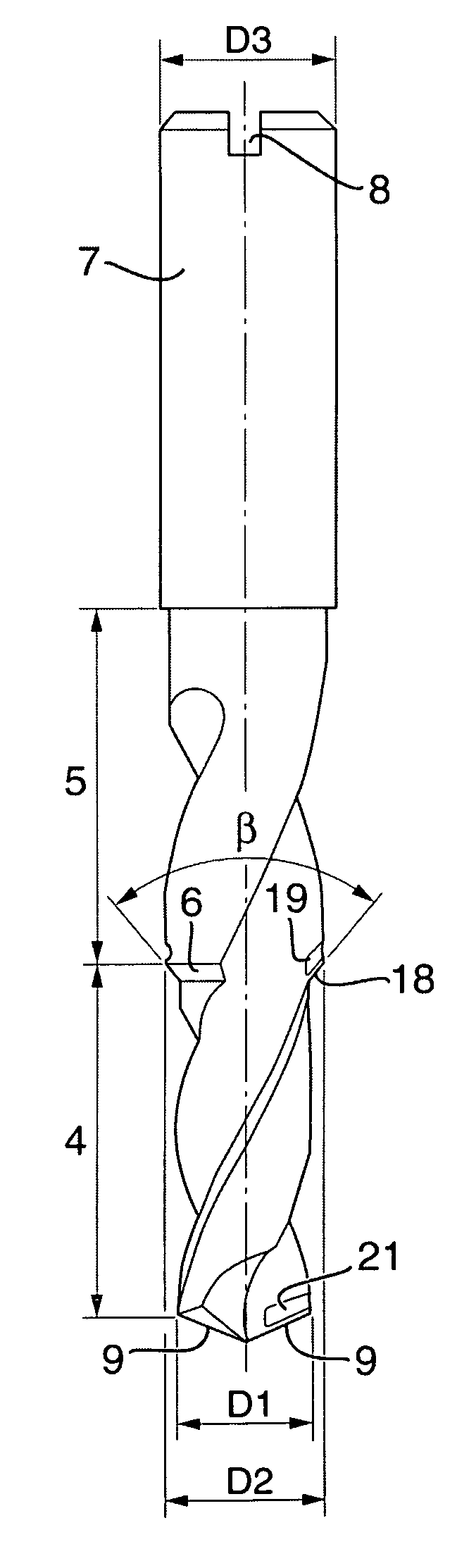 Solid step drill