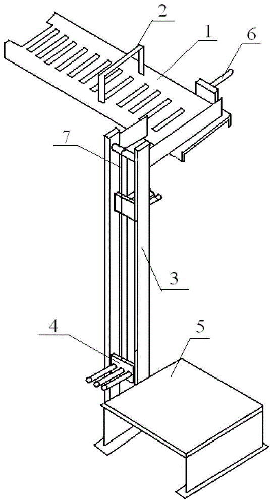 Stacking device and stacking method