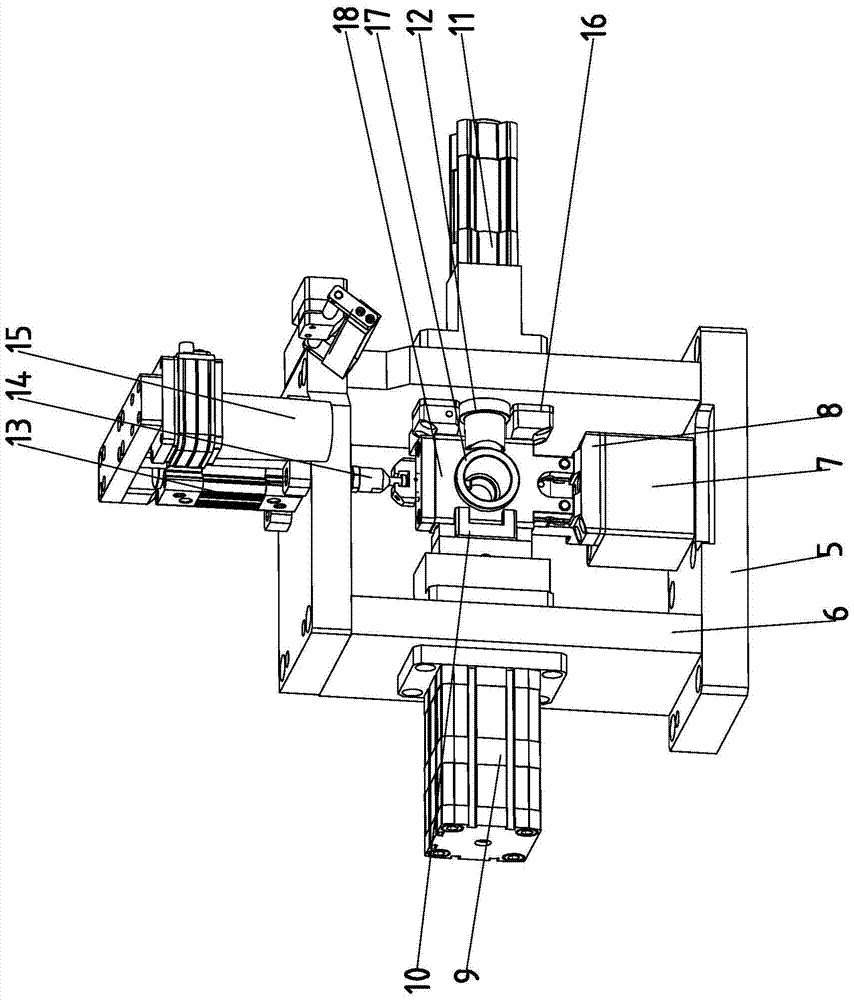 Camshaft grinding chuck automatic loading and unloading mechanism