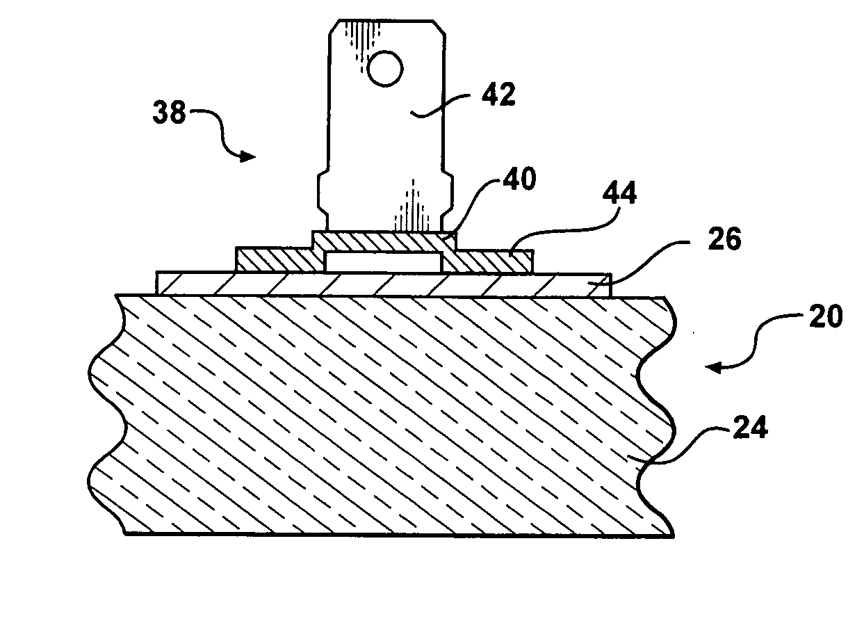 Window pane and a method of bonding a connector to the window pane
