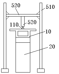 Scale model test device and method for monitoring temperature and variable load deformation of continuous rigid frame bridge