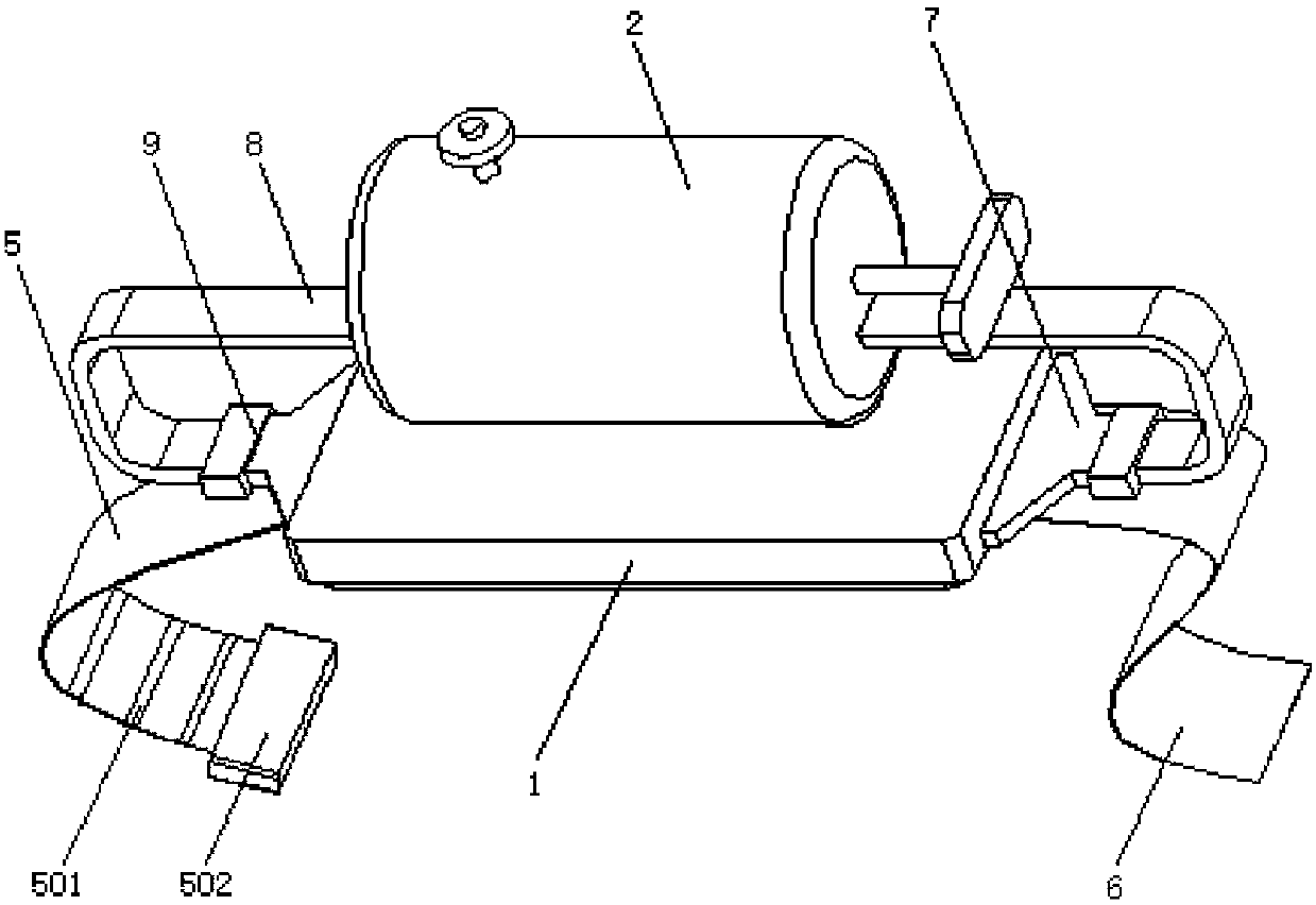 Surgical incision recovery nursing and sterilizing device