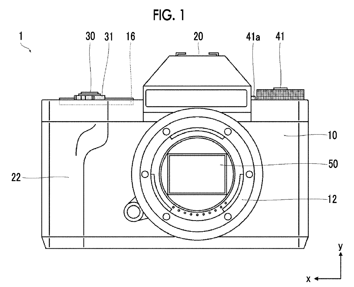 Camera and display control method of camera