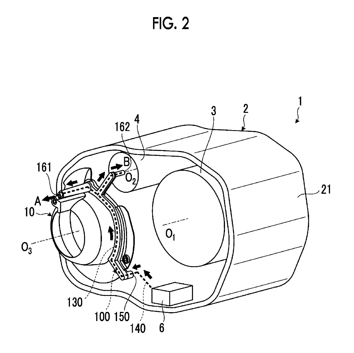 Oil passage structure for power transmission device