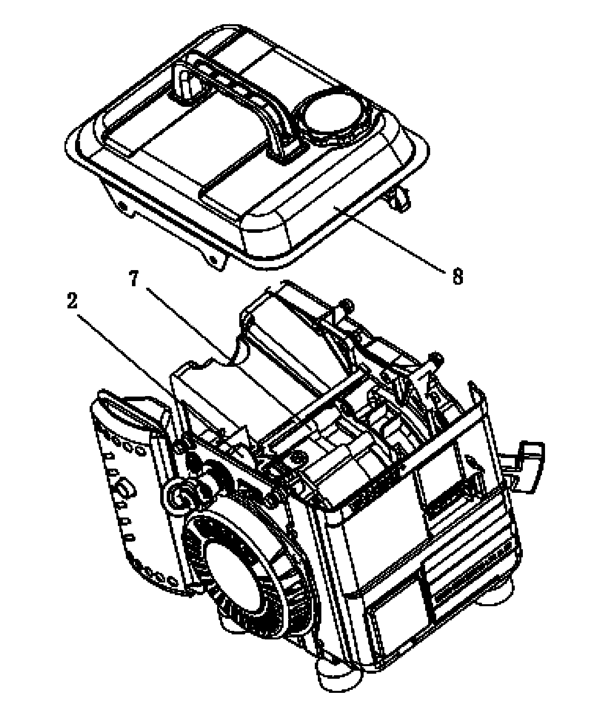 Portable generator set with cigarette lighter