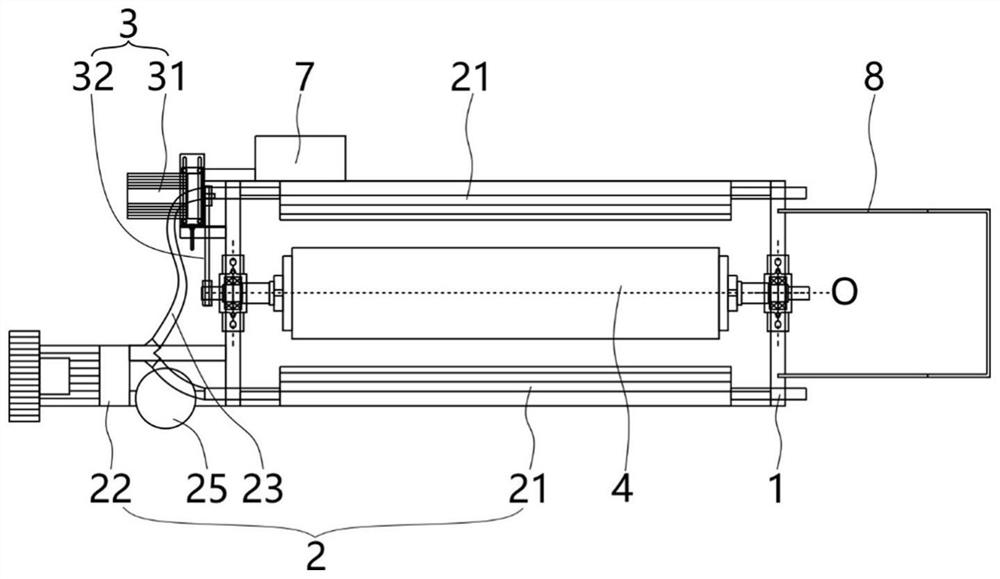 Polishing roller air drying equipment