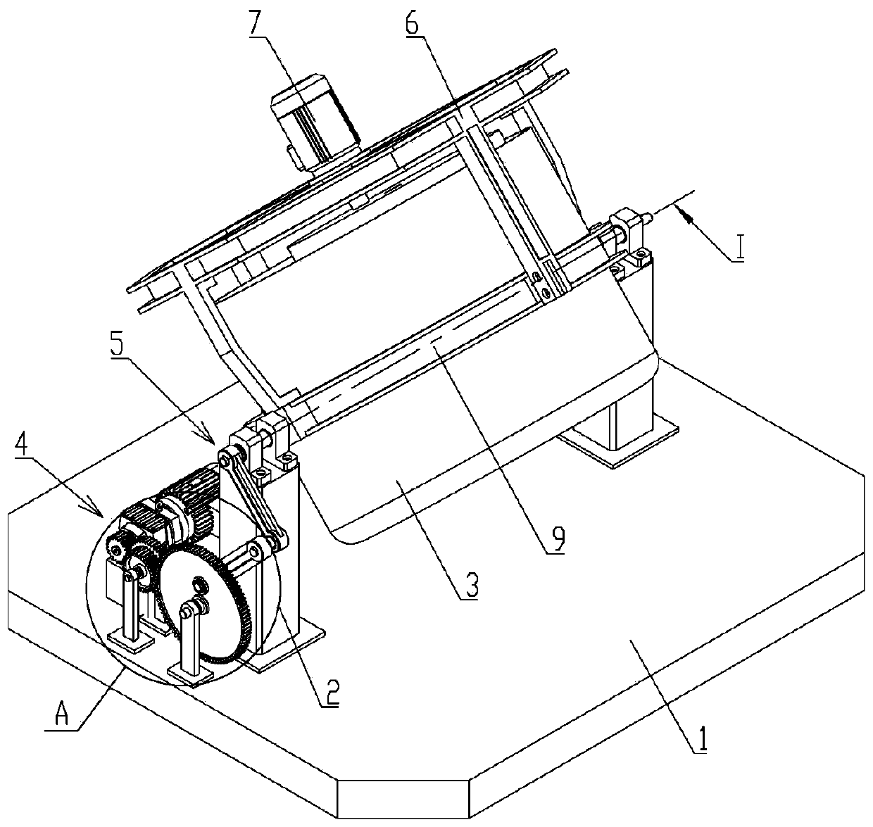 Swing-type rolling machine