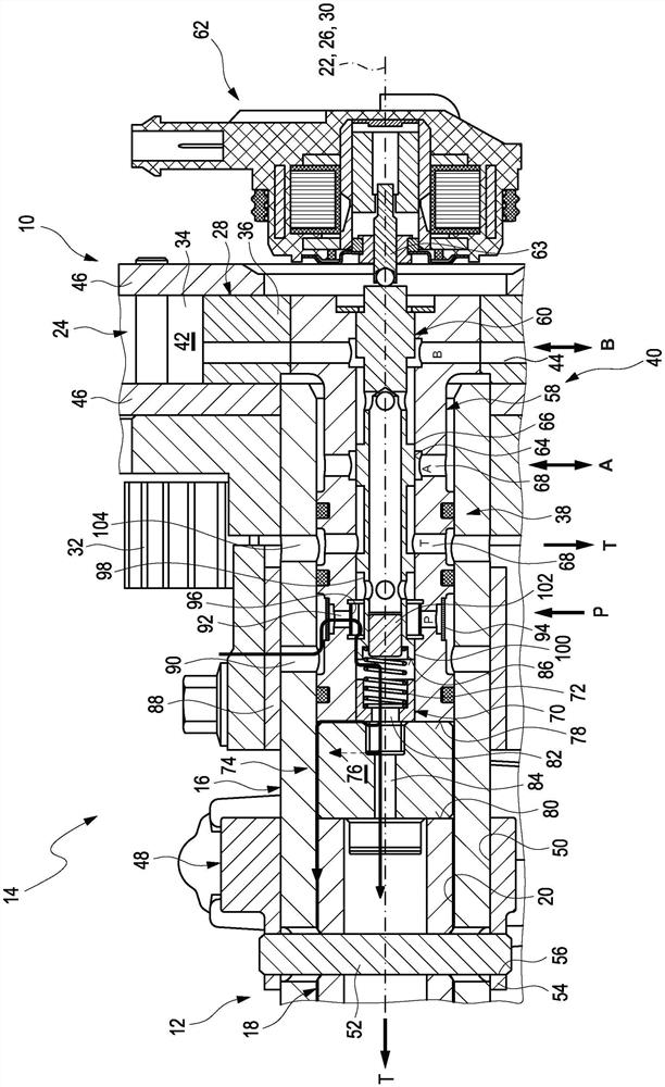 Cam phaser for double camshafts, camshaft arrangement and hydraulic system