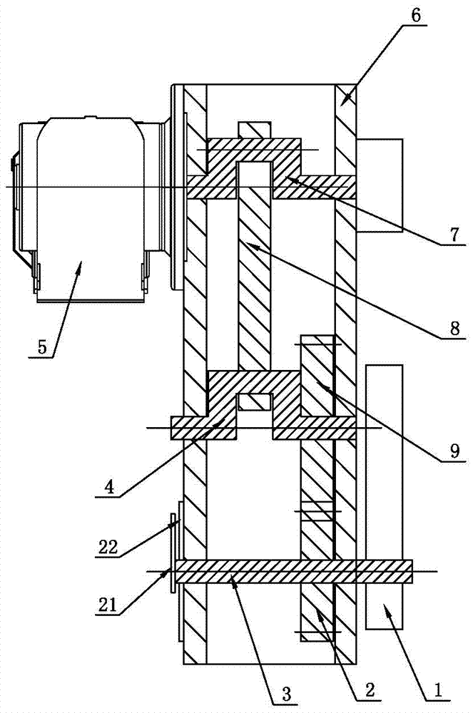 Feeding and discharging device and method thereof