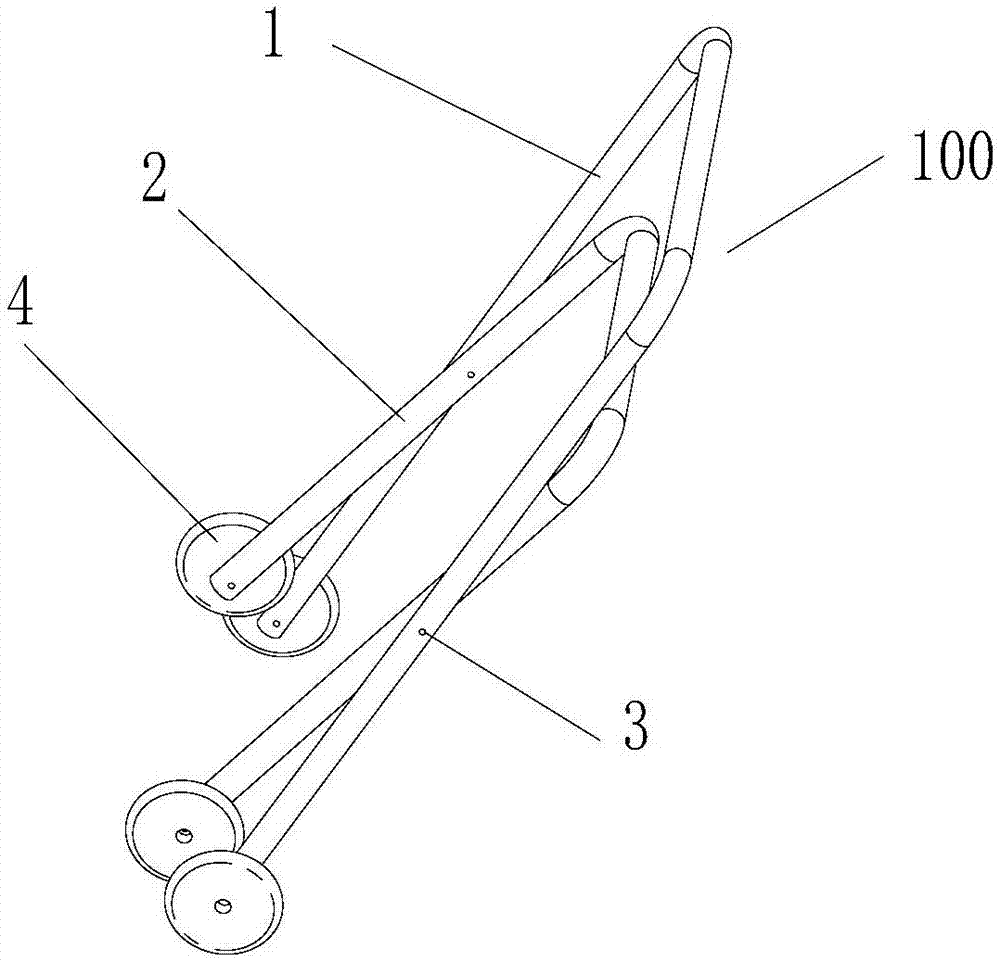 Multifunctional double-suspension equipment for carrying child, and device