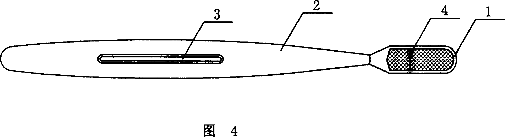 Tooth-paste extruding device and toothbrush with same