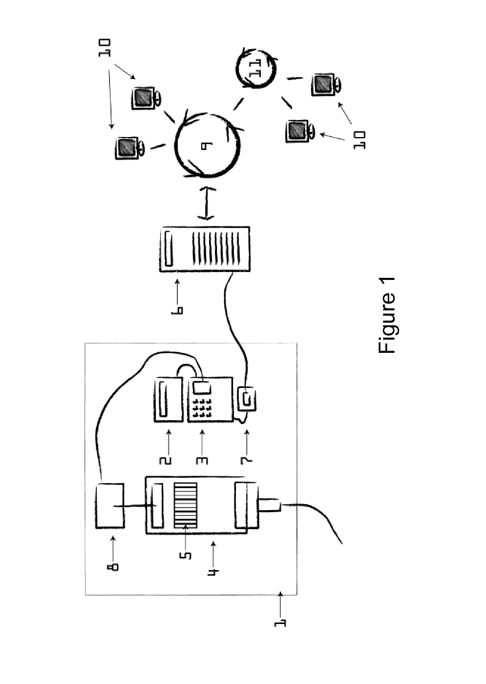 Monitoring system for a medical liquid dispensing device