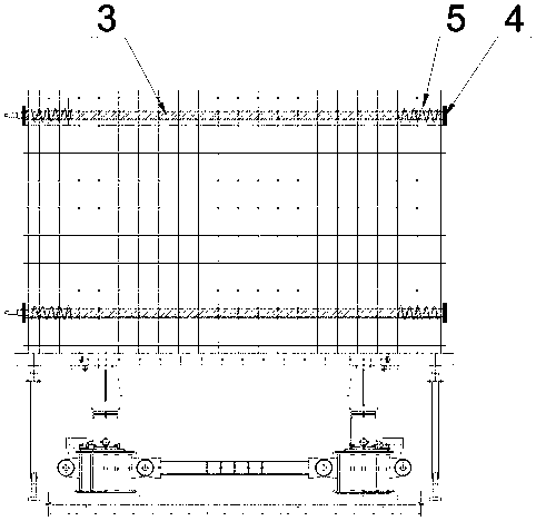A positioning device and construction method for prefabricated longitudinal full-length prestressed tunnels in short-line method box girder segments