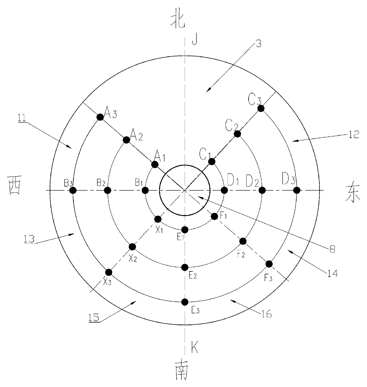 Wind power generation foundation-based photovoltaic power generation device and installation method thereof