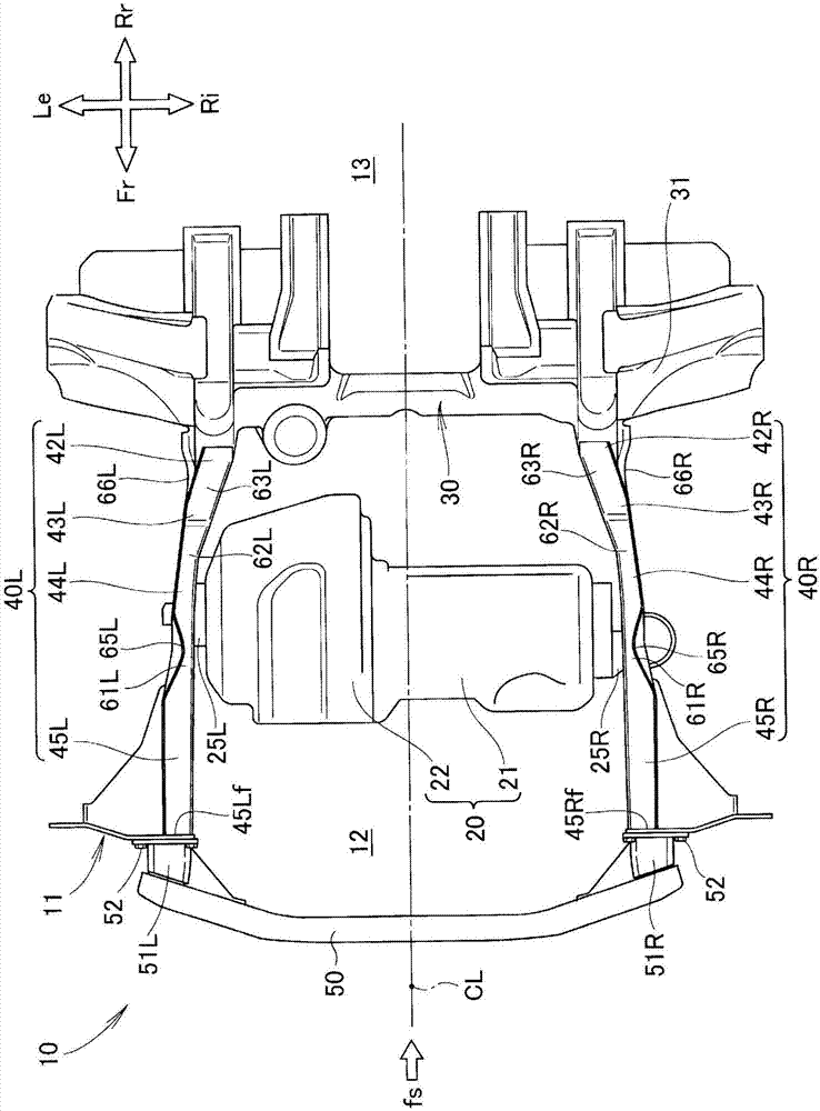 Front body structure
