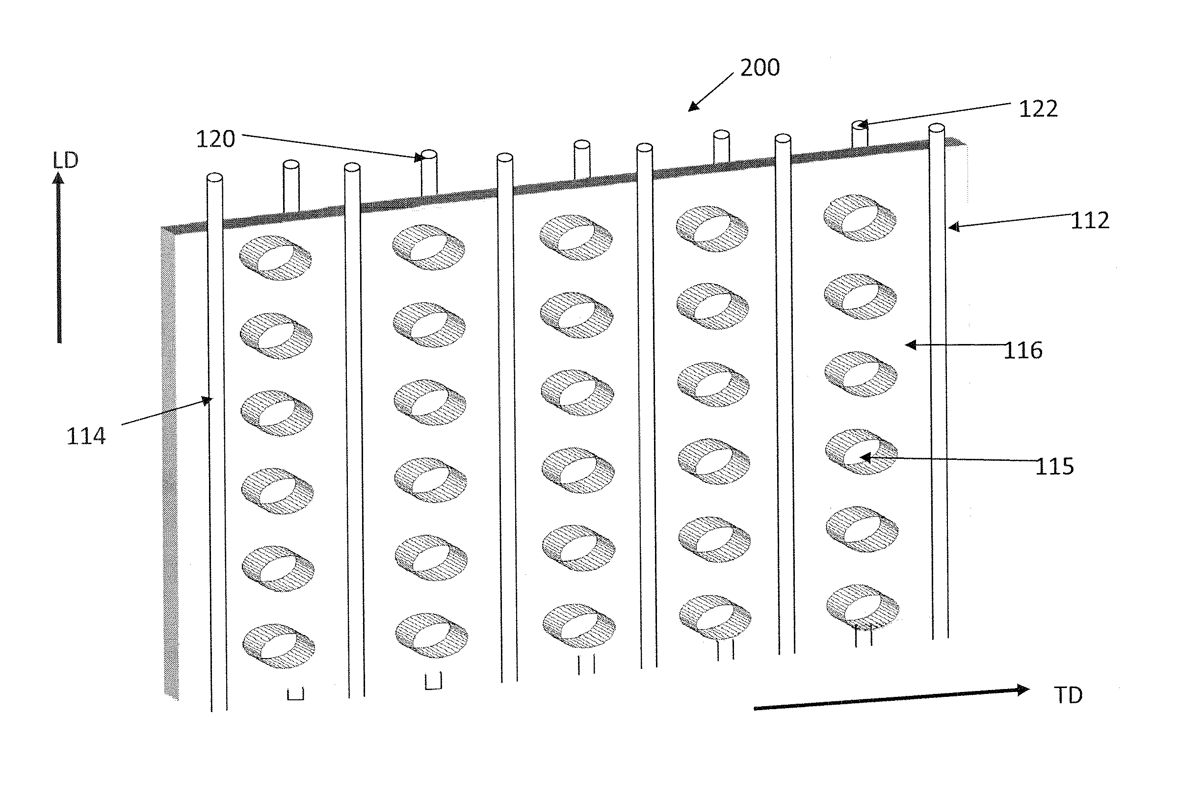 Pad Comprising an Extruded Mesh and Method of Making Thereof