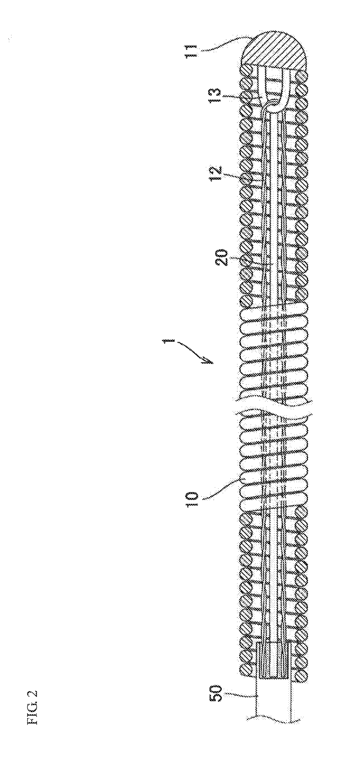 Vascular embolization device and production method therefor
