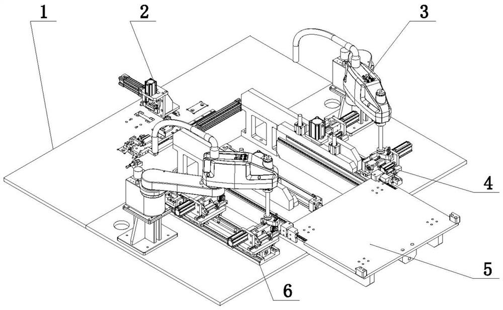 Radiator reinforcement clip automatic assembly line