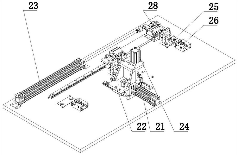 Radiator reinforcement clip automatic assembly line