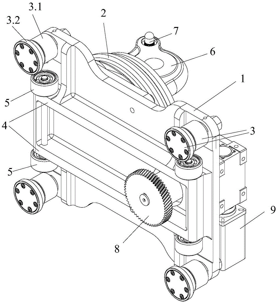 Vertical travel mechanism